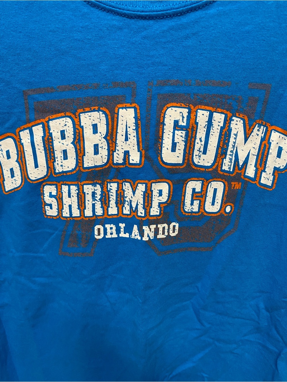 Bubba Gumps Blue Graphic Tee